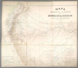Mapa Geográfico-Histórico de la República del Ecuador