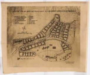Gartenanlagen und Gärten Wohngebiet Burgfeld, Neviges: Grün- und Freianlagen: Lageplan 1:1000
