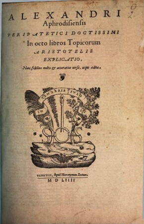 In octo libros Topicorum Aristotelis explicatio