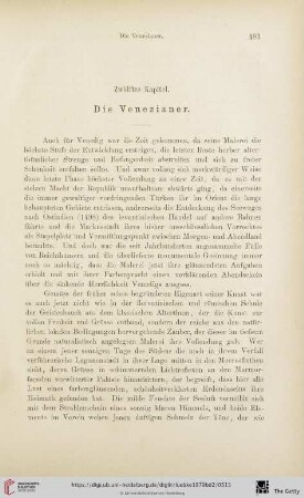 Zwölftes Kapitel: Die Venezianer