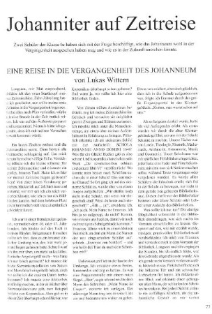 Johanniter auf Zeitreise