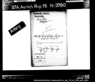 Die dem Gerd Frerich Gerdes in Logabirum erteilte Erlaubnis zum Kramhandel