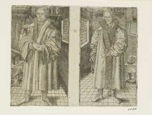 Bildnisse Luther und Melanchthon