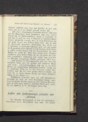 XIX. Kaffee- und Kaffeesurrogat-Extrakte
