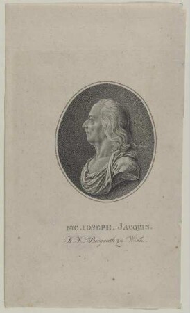 Bildnis des Nic. Joseph Jacquin