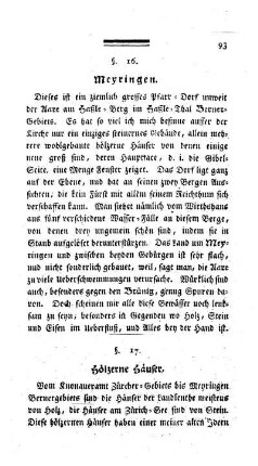 §. 17. Hölzerne Häuser