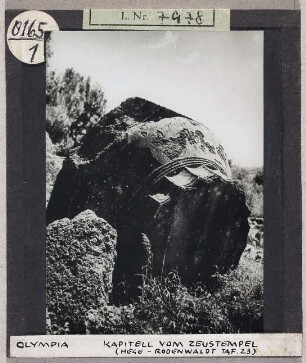 Olympia: Kapitell vom Zeustempel