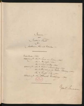 Szenen aus Goethe's Faust; McCS WoO 3; op.WoO3