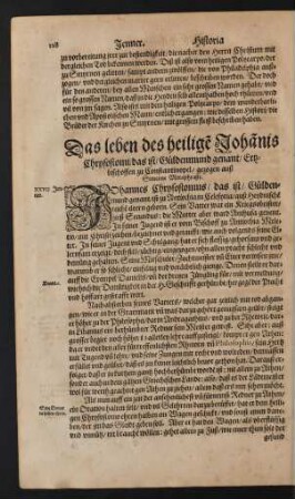 Das leben des heiligen Johannis Chrysostomi ...