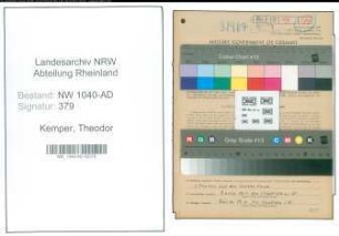 Entnazifizierung Theodor Kemper , geb. 06.10.1903 (Landwirt)