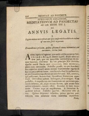 896-906, Sp. 383. De Annuis Legatis