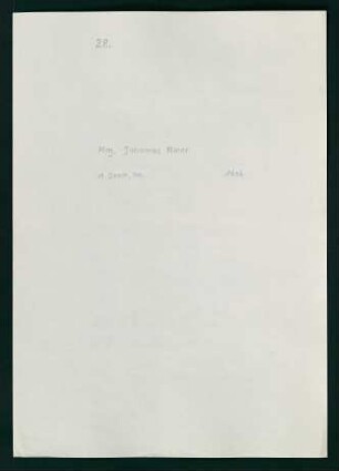 Testimonium der theol. Fakultät Wittenberg für Mag. Johannes Oswald Biner