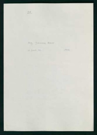 Testimonium der theol. Fakultät Wittenberg für Mag. Johannes Oswald Biner