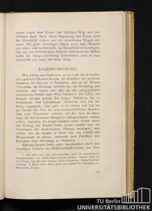 13. Jacquins Zeitalter.