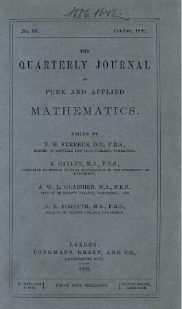 No. 85. October, 1886.