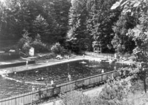 Reinhardtsdorf-Schöna. Waldbad Schöna