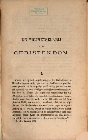 De Katholiek. 53. 1868