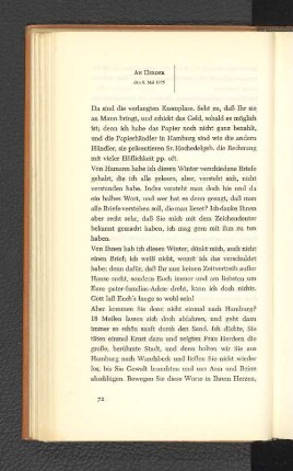An Herder den 6. Mai 1775