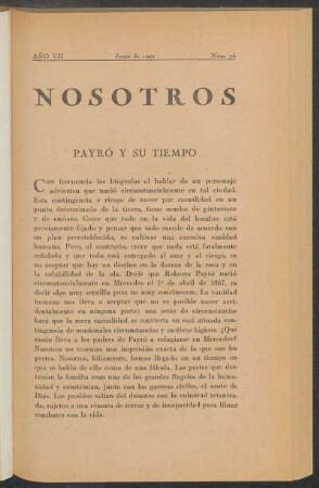 Payró y su tiempo