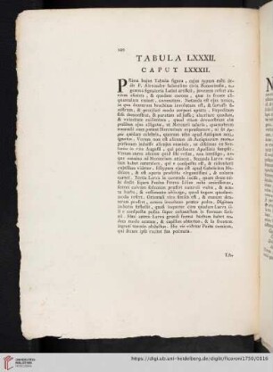 Tabula LXXXII. Caput LXXXII.