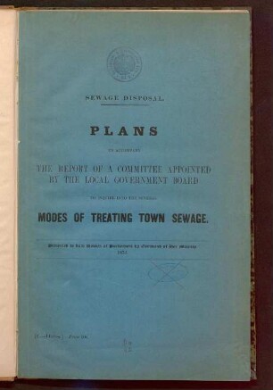 [Kartenbd.]: Plans to accompany the report ...