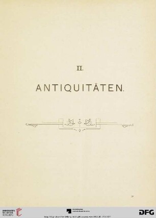 II. Antiquitäten (Nr. 216-447)