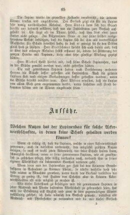 Aufsätze.