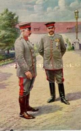 Hindenburg und Wilhelm II. in Posen