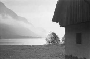 Wocheiner See : Felsformation am Ostufer des Bohinjsko jezero (Wocheiner See).