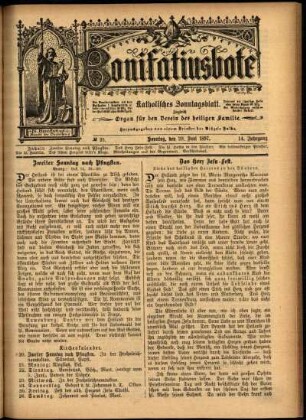 Ausgabe vom Sonntag, den 20. Juni 1897.