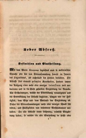 Über Absceß : Inaug.-Abh.
