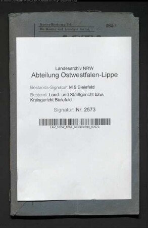 Erblasser: Hamman, Johann Hermann: Testament