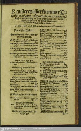 Register etzlicher fürnemer Tugenden und Lastern, sampt derselbigen belonungen und straffen ...