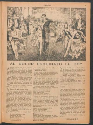 Al dolor esquinazo le doy