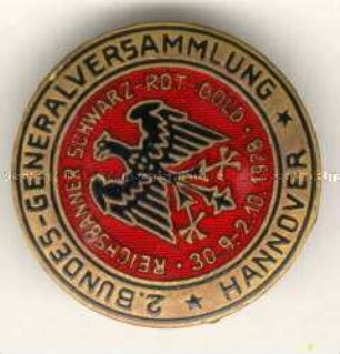Reichsbanner Schwarz-Rot-Gold, 2. Bundes- Generalversammlung, Hannover