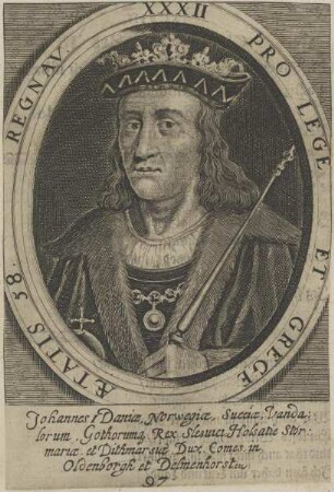 Bildnis des Johannes I., König von Dänemark