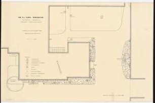 Gärtnerei Karl Foerster, Potsdam-Bornim: Pflanzplan 1:100 Haus- und Hofrabatten
