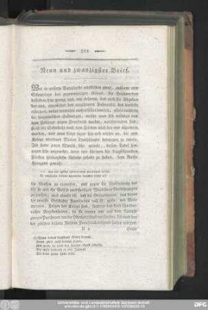 Neun und zwanzigster Brief.