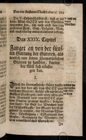 319-330, Das XXIX. - XXXI. Capitel