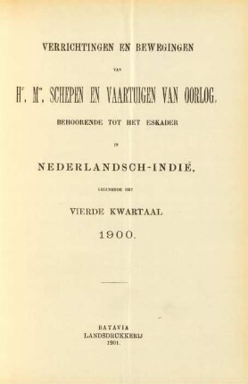 Vierde kwartaal 1900