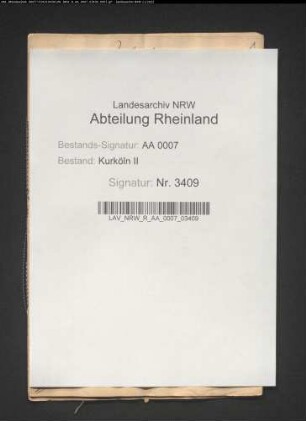 Instruktion für die kurfürstlichen Zuckerbäcker