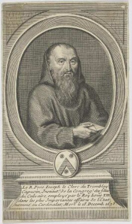 Bildnis des Pere Ioseph le Clerc du Tremblay