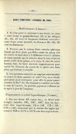 École forestière (concours de 1886).