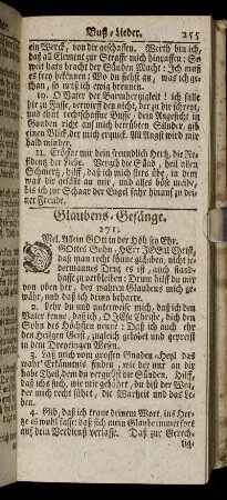 Glaubens-Gesänge. - Vom Abendmahl des Herrn.