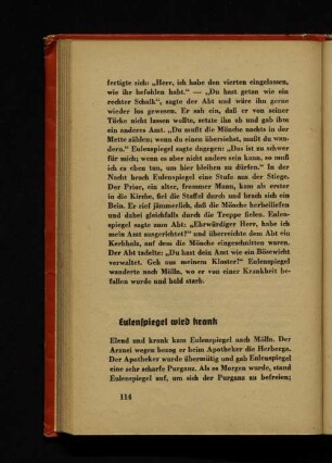 Eulenspiegel wird krank