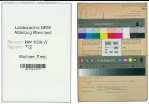 Entnazifizierung Ernst Walhorn , geb. 18.11.1910 (Schriftleiter)
