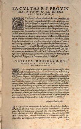 Dispvtationvm De Censvris In Communi, Excommvnicatione, Svspensione, et Interdicto, itemque de Irregularitate, Tomus ... : Additus Ad Tertiam Partem Diui Thomae, 5