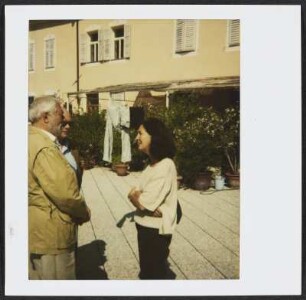 Wolfram Siebeck beim Weingut Elena Walch in Kurtasch/Südtirol