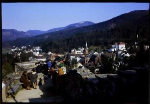 Badenweiler: Badenweiler von der Burgruine