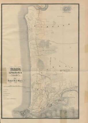 Padang en omstreken in 1828 door Kolonel H. de Stuers